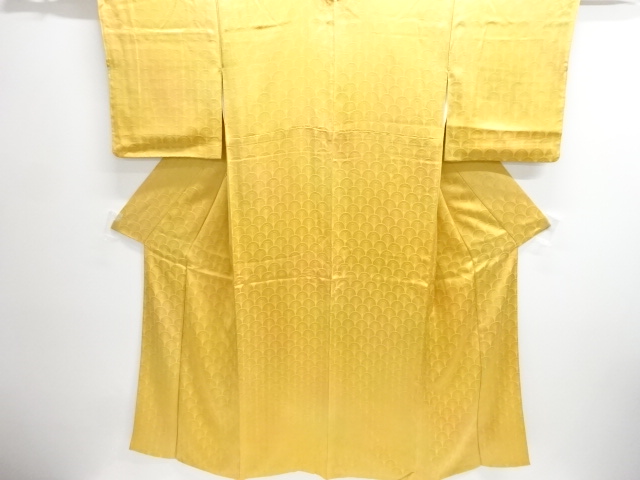 JAPANESE KIMONO / TSUKESAGE IROMUJI / WOVEN SEIGAIHA